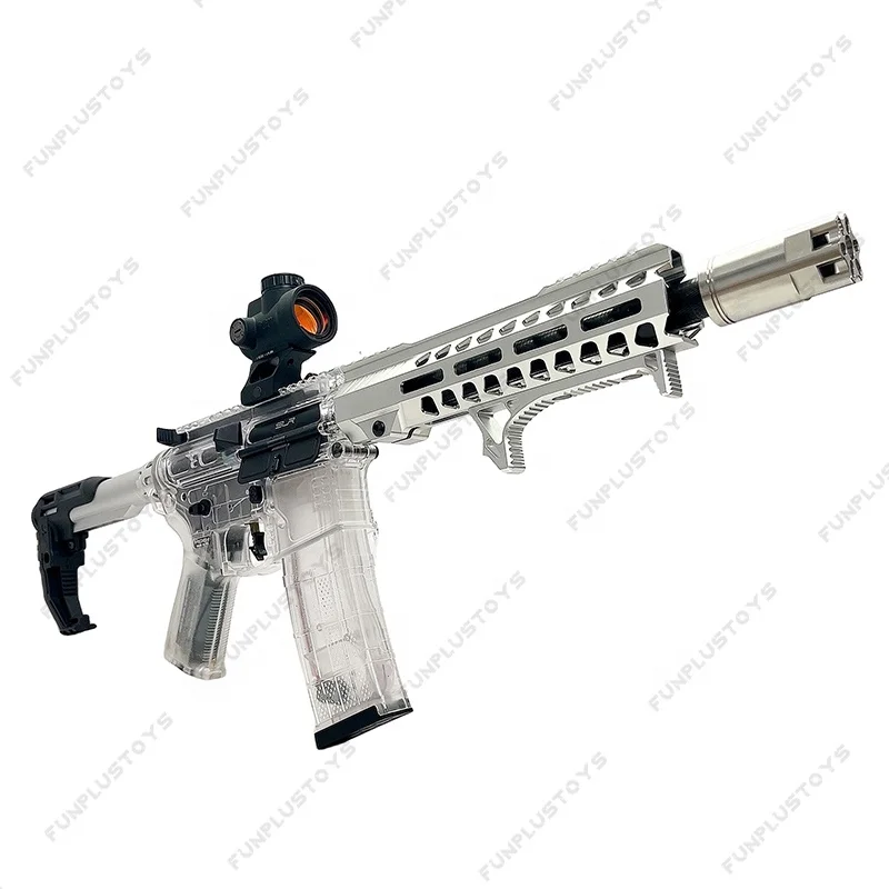 SJ MP5 PDW Electric TOY GUN GEL Ammos AUTO Shooting Blaster Balls Splatter Launcher Fighting Game SAFE Kids  Playing Toy Outdoor