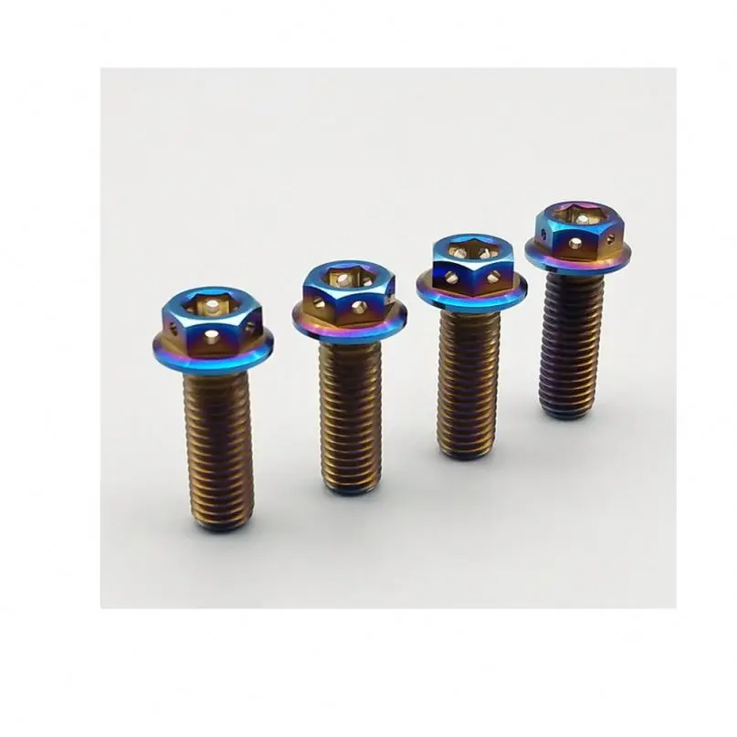 
M8 Titanium Hex Head Bolts 