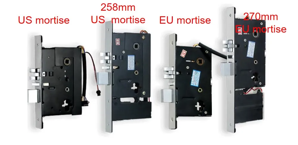 anti-theft keyless entry rfid access control card reader hotel smart door lock with system