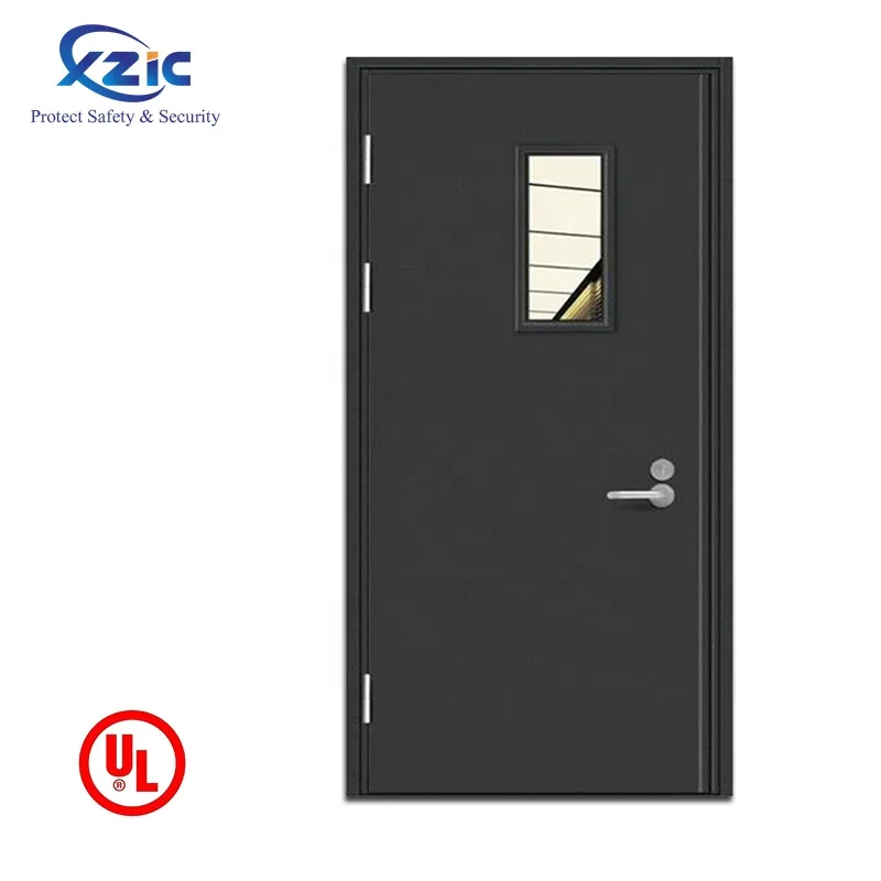 High quality Hollow metal fire proof steel door 180 minutes fire-proof internal fire rated metal door