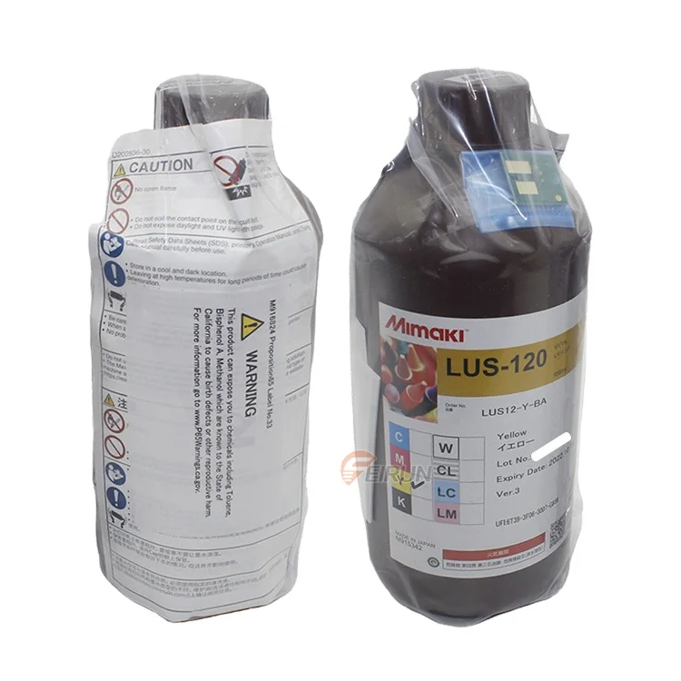 Original Mimaki LUS-120 UV ink made in Japan for SIJ-320/UCJV300/JFX200/JFX500/UJF3042MKII/UJF-A3MKII/UJV55/UJV500
