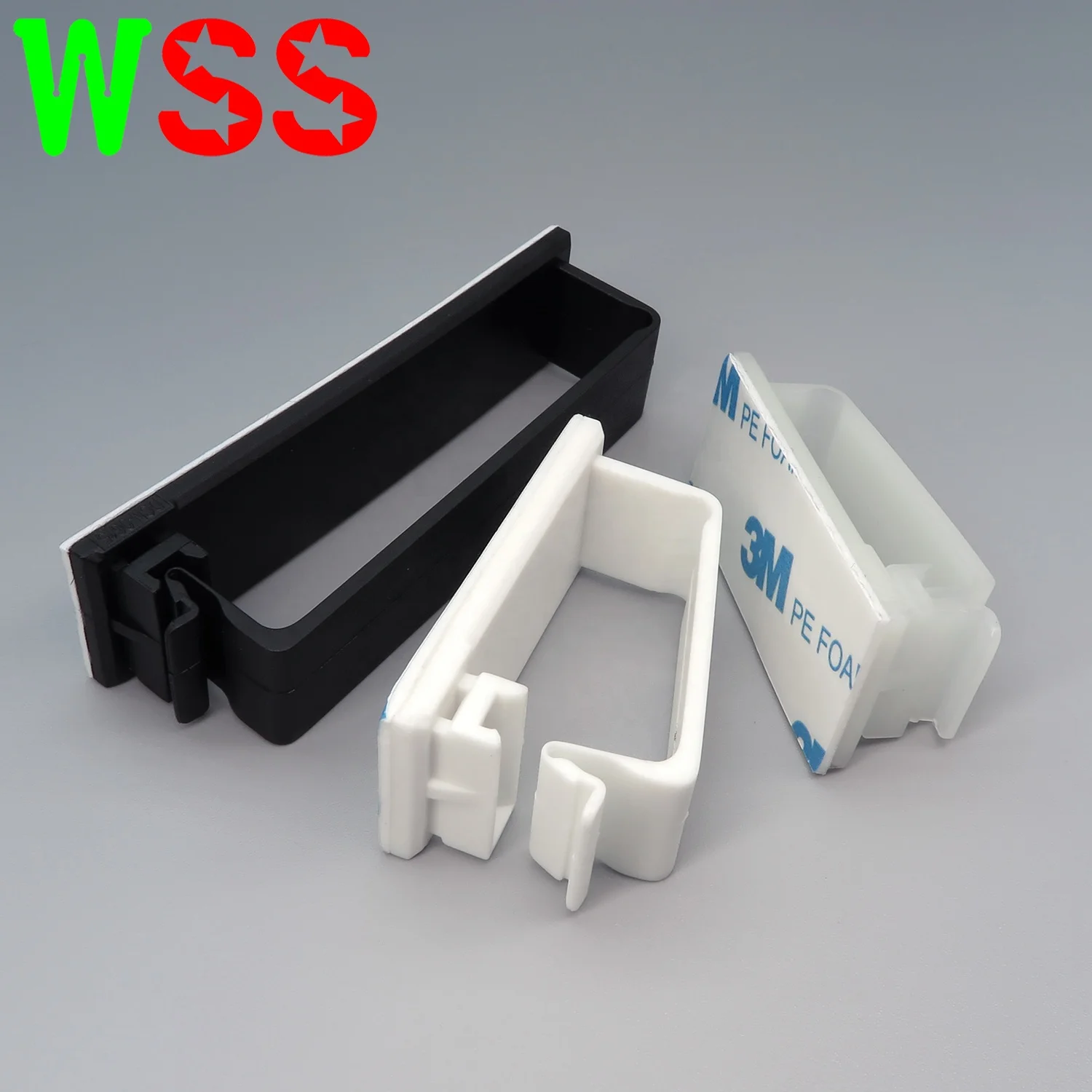 Клейкое плоское крепление нейлоновое для проводов плоский зажим 3 м клейкое