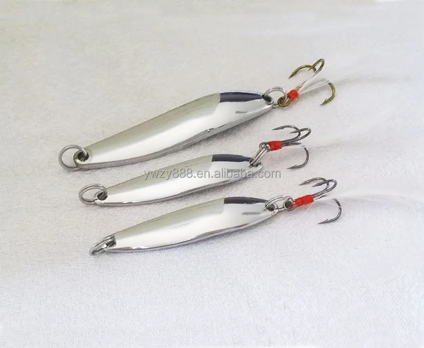 Willow leaf type Luia glitter metal bait leech piece