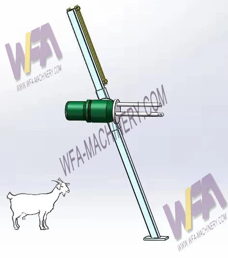 Factory Outlet Meat Deep Processing Complete Goat Slaughter Line Abattoir Equipment Project Design Sheep Skinning Machine