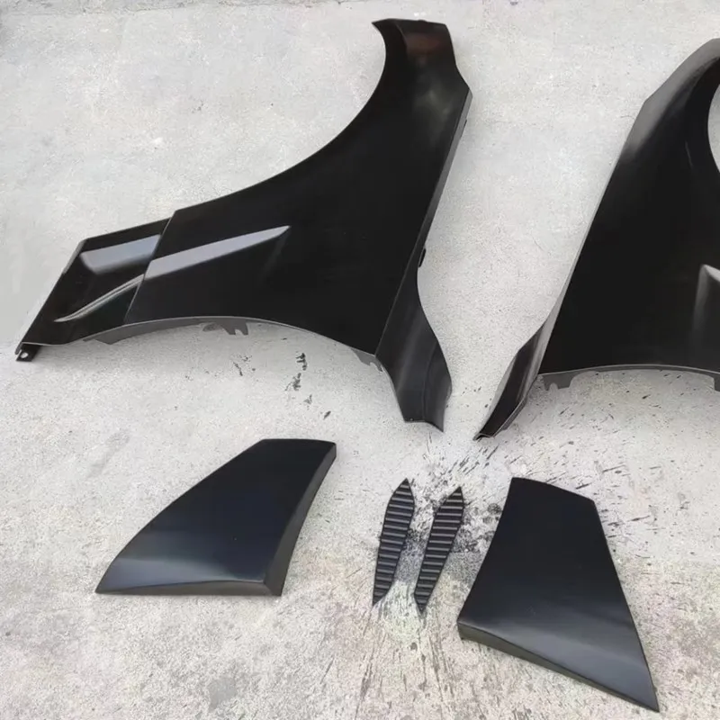 Car Fenders For Cadillac CT5 2020-2023 Car Side Spoiler A Pair Upgrade Black Wing Style Auto Parts Body Accessories