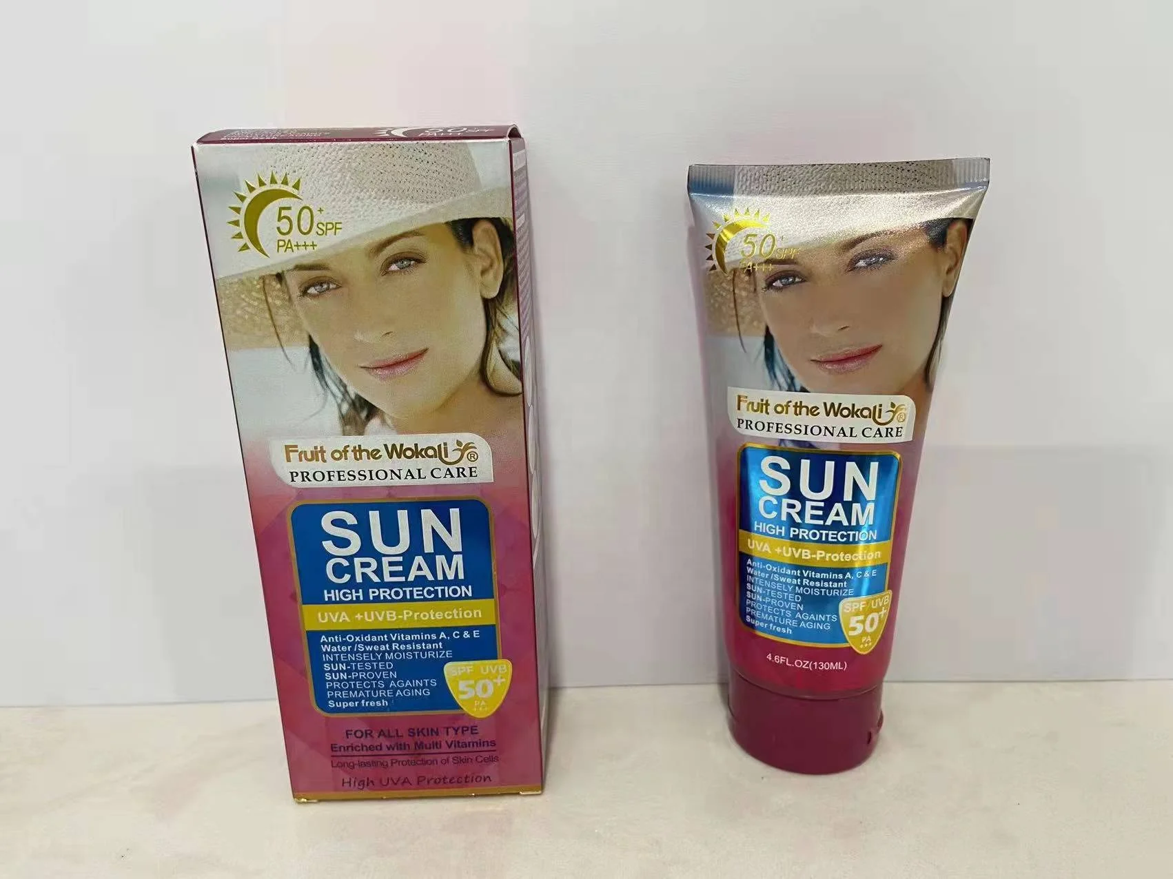 Wokali Sunblock Cream SPF60 HIGH UVA/UVB Protection of Sun protecting, Skin lightening & Smoothing Function