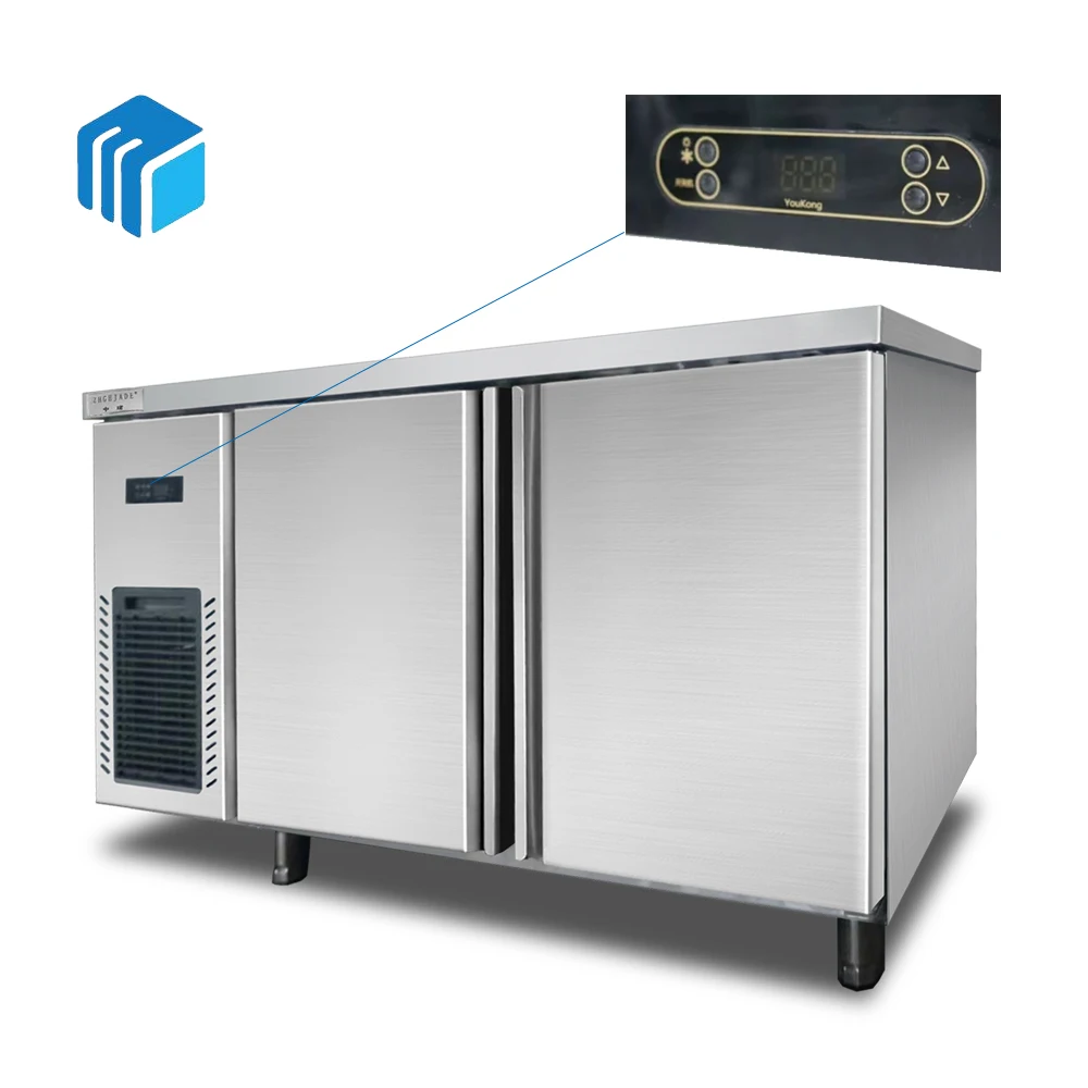 Морозильная камера с воздушным охлаждением/морозильная дисплеем 2 двери холодильник холодильное/холодильное оборудование для магазина свежей