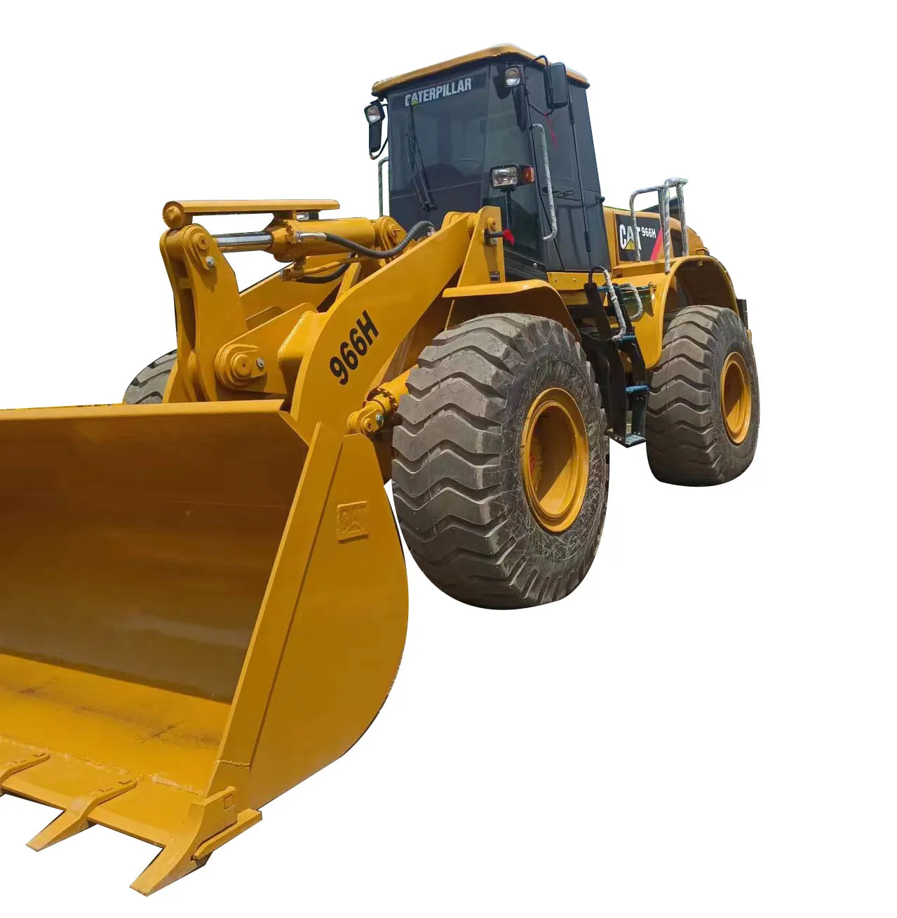Известный американский бренд Caterpillar Подержанный Cat 966h 4x4 фронтальный погрузчик CAT 966H по низкой цене для продажи
