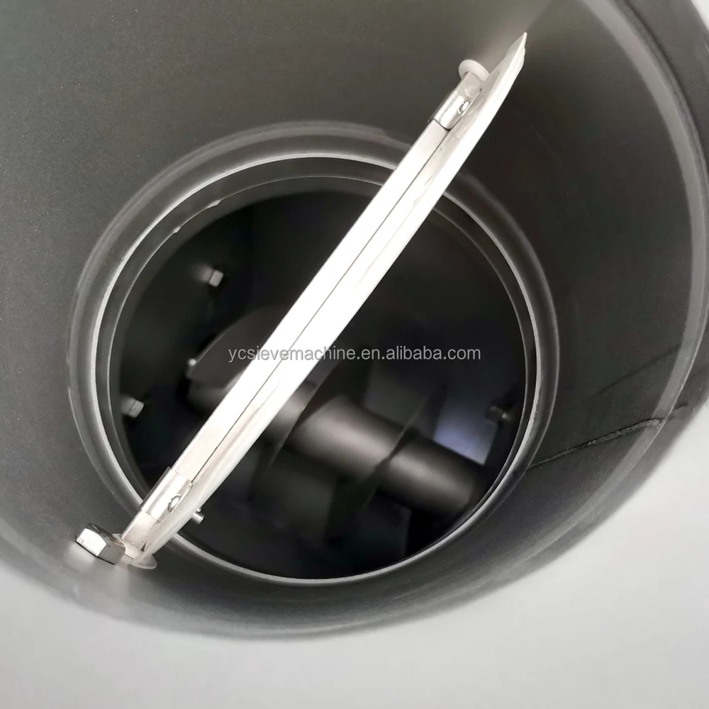 Food Gypsum Starch Thyme Leaves Powder Horizontal Centrifugal Airflow Sifter Separator