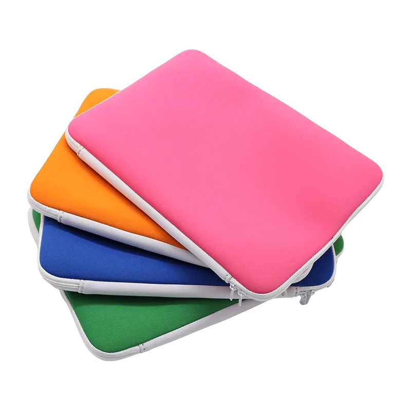 Custom print logo 13 inch portable neoprene Computer Bag 15 inch neoprene  laptop bag