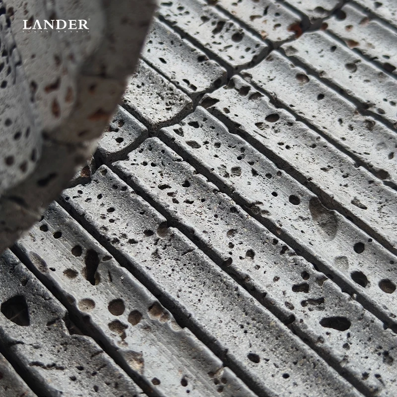 Curve fluted Marble Tiles Pencil trim door panels bianco carrarra customized fluted travertine stone mosaic wall tiles shower