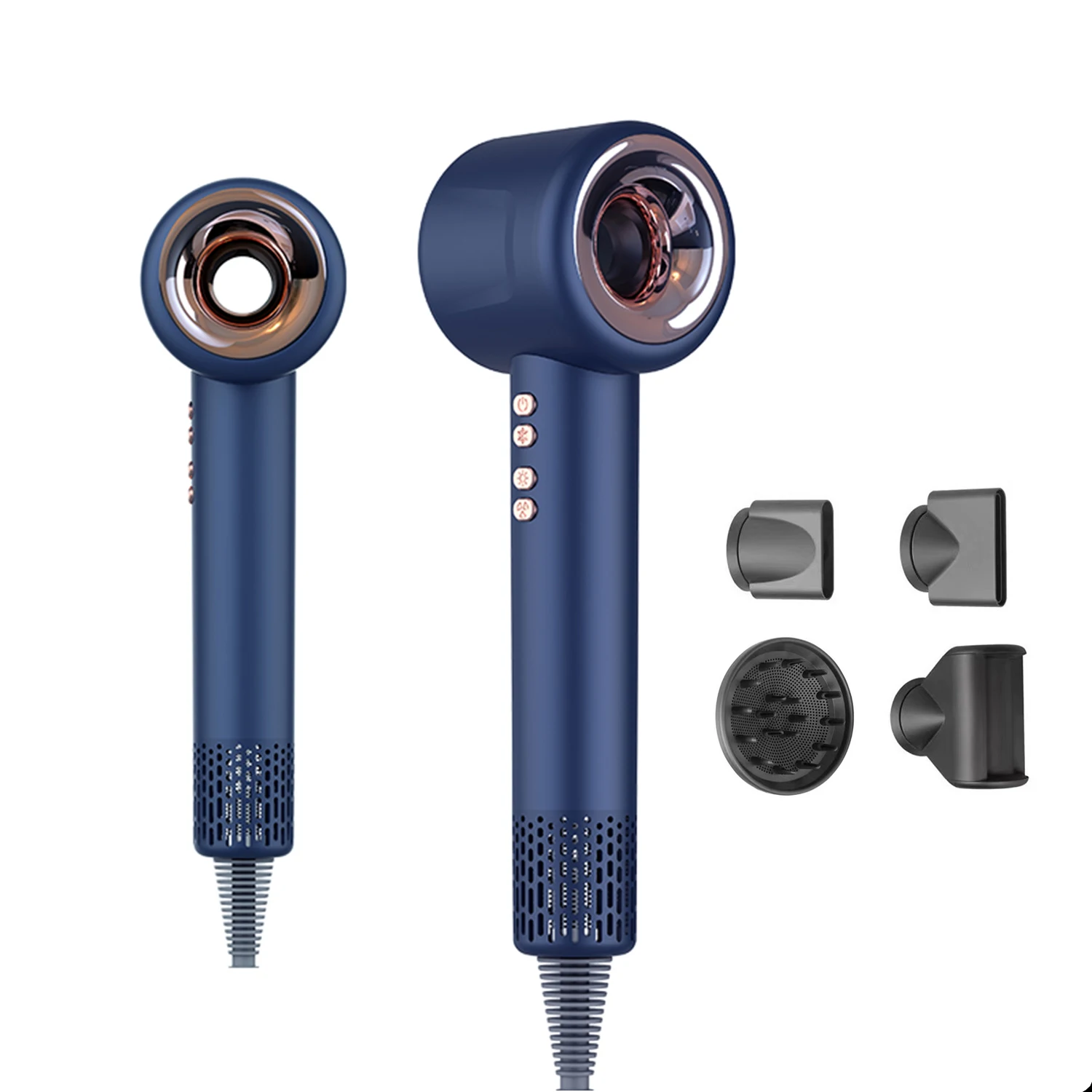 Custom Blow Dryer Salon High Speed Professional Ionic Hair Dryer Straighten Electric Rotating 110000 RPM BLDC Motor Hair Dryer