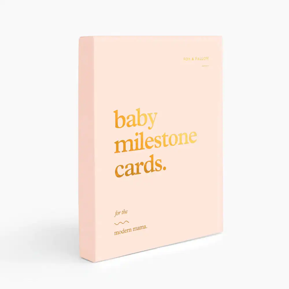 Wholesale Milestones from One Day Old to One Year Old Paper Baby Milestone Cards Sets for Modem Mama