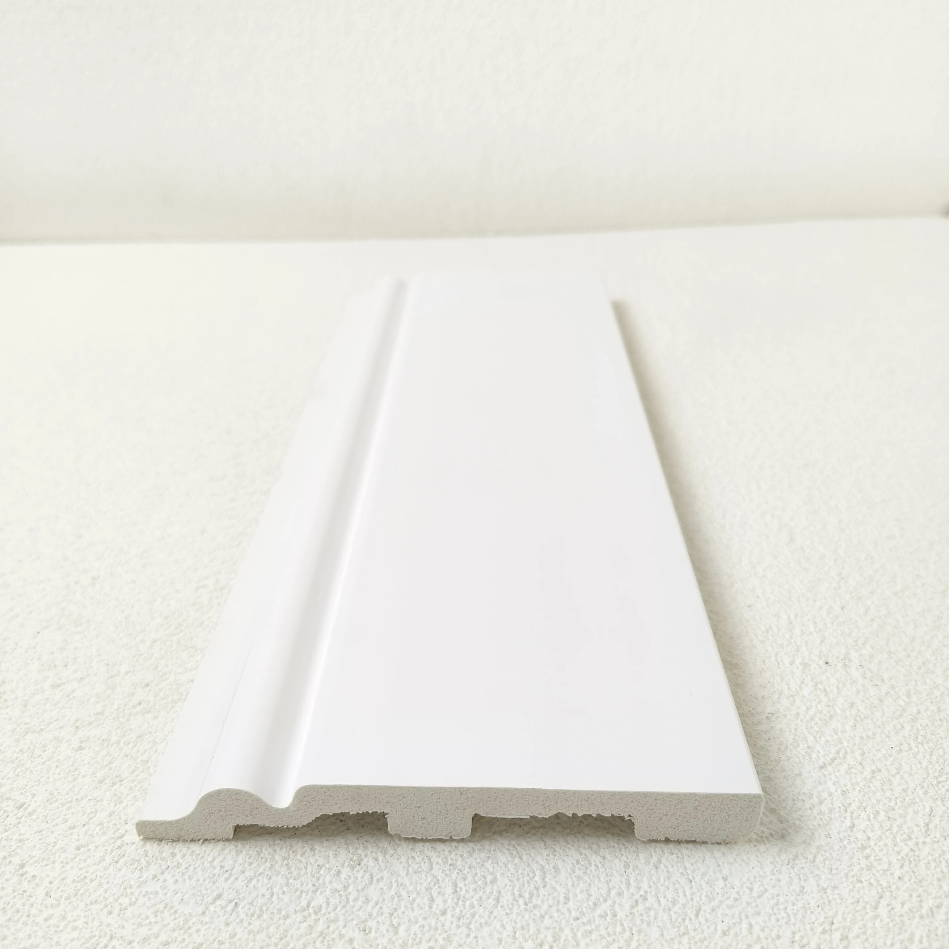 Ps Skirting 120mm Durable Waterproof Anti Oxidation White Modern House Decor High-Quality Baseboard