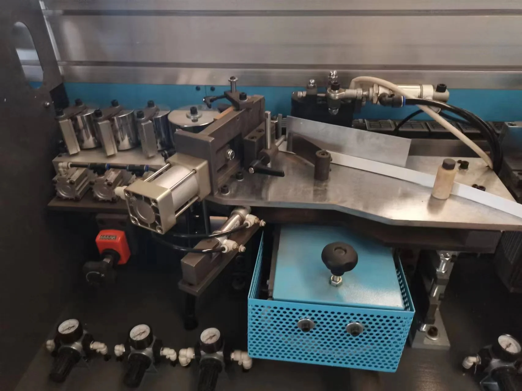 Full 9 Functions Furniture Automatic Pre Milling Slotting Edge Banding Machine