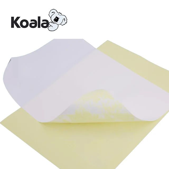 koala Factory 100um Inkjet glossy PP vinyl self- Adhesive sticker label