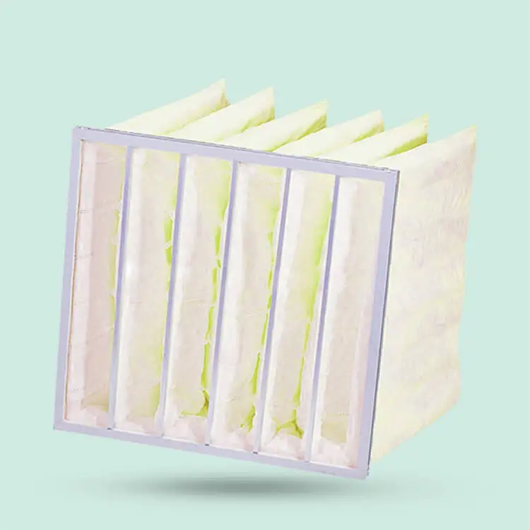 Fiberglass Pocket Air Filter High Quality Dust Collector Bag Filter air conditioning pocket filter media roll for ahu