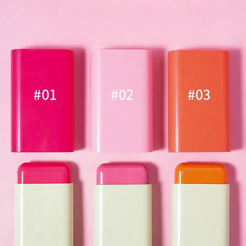 Hot Sale Neutral Logo-free Makeup Spot Blush Stick 22g Smooth Blush Cream Brightening Primer