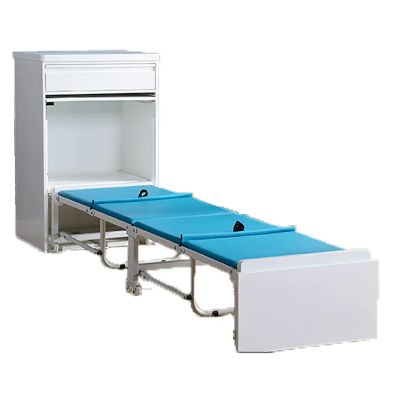 
Shared equipment high quality sponge leather fabric bedside table steel plate Shared bedside table 