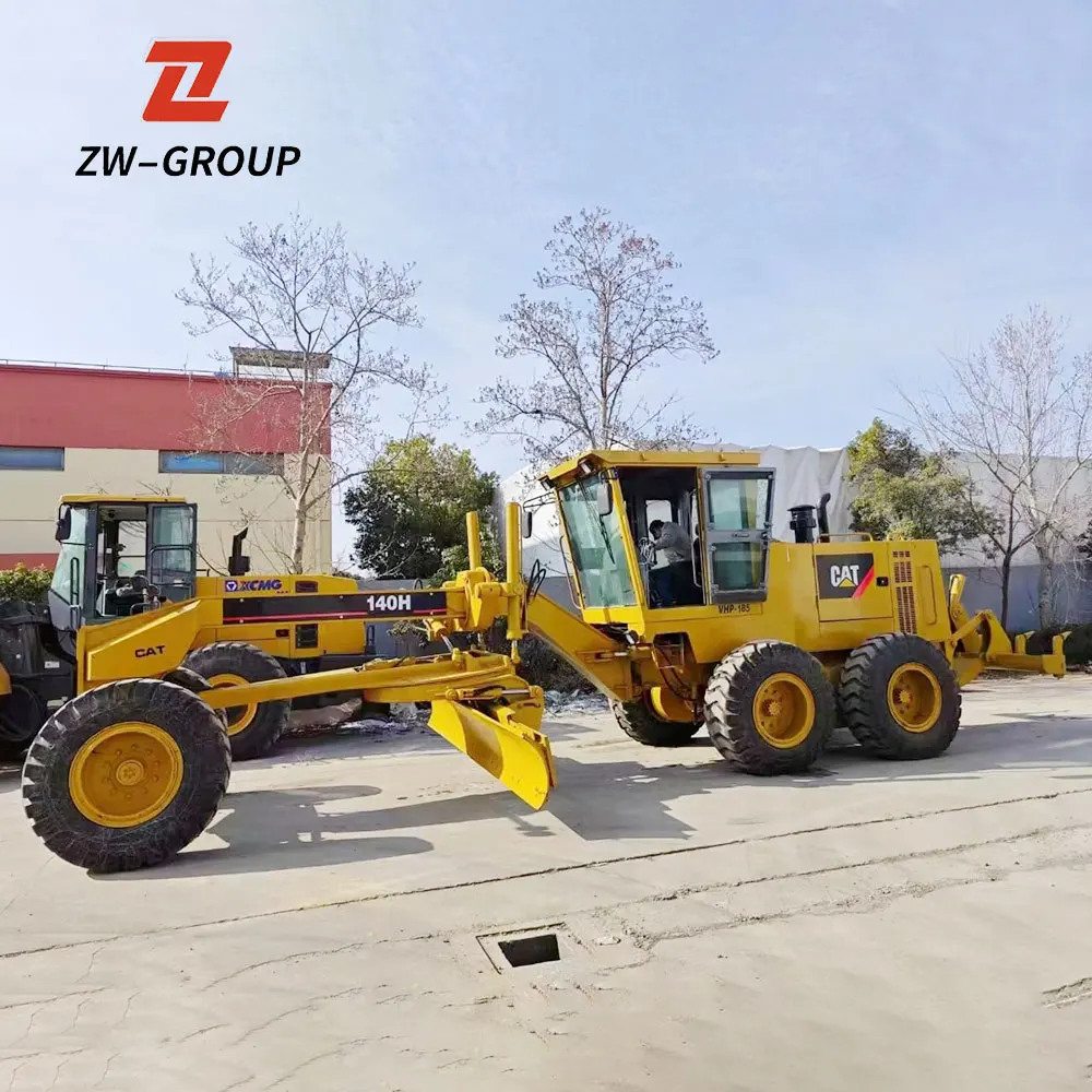 Used Caterpillar 140H 140G Motor Grader Original construction equipment CAT 140K Motor Grader