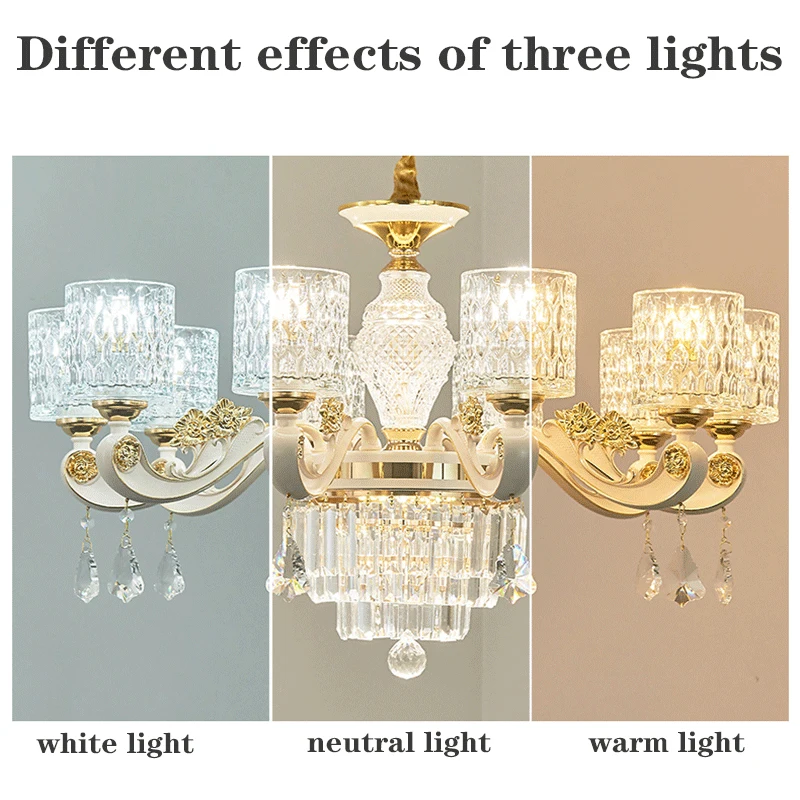 High Quality Zinc alloy Chandelier Modern Pendant Lamp K9 Crystal Indoor Hang Lighting For Home Hotel Restaurant Chandelier
