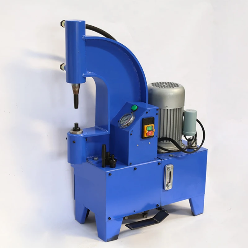 Vertical electro-hydraulic riveting machine  brake shoe riveting machine  brake pad riveting machine