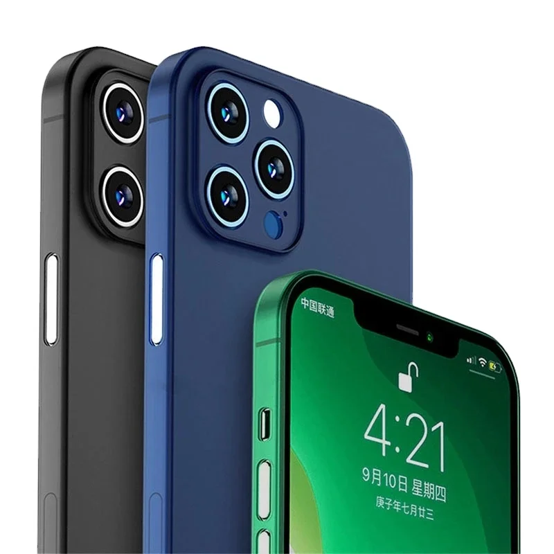 Ультра тонкий 0,3 мм PP матовый тонкий конфеты чехол для телефона Apple iPhone 12 11 Pro Max Xs Xr 6 7 8 Plus se 2020 матовая накладка на заднюю панель