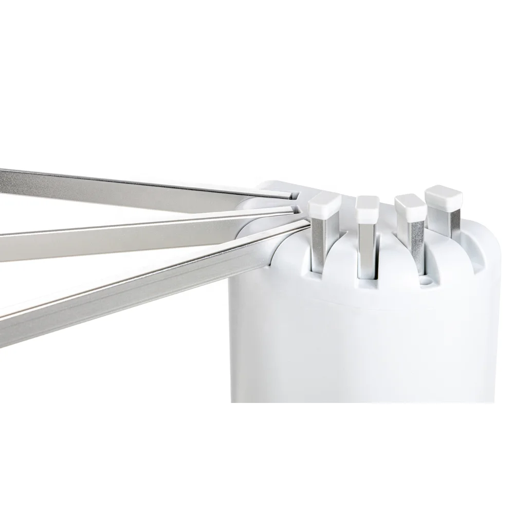 Aluminum Indoor Outdoor Folding Cloth Airer Dryer Collapsible Drying Rack Clothes Hanger For Laundry