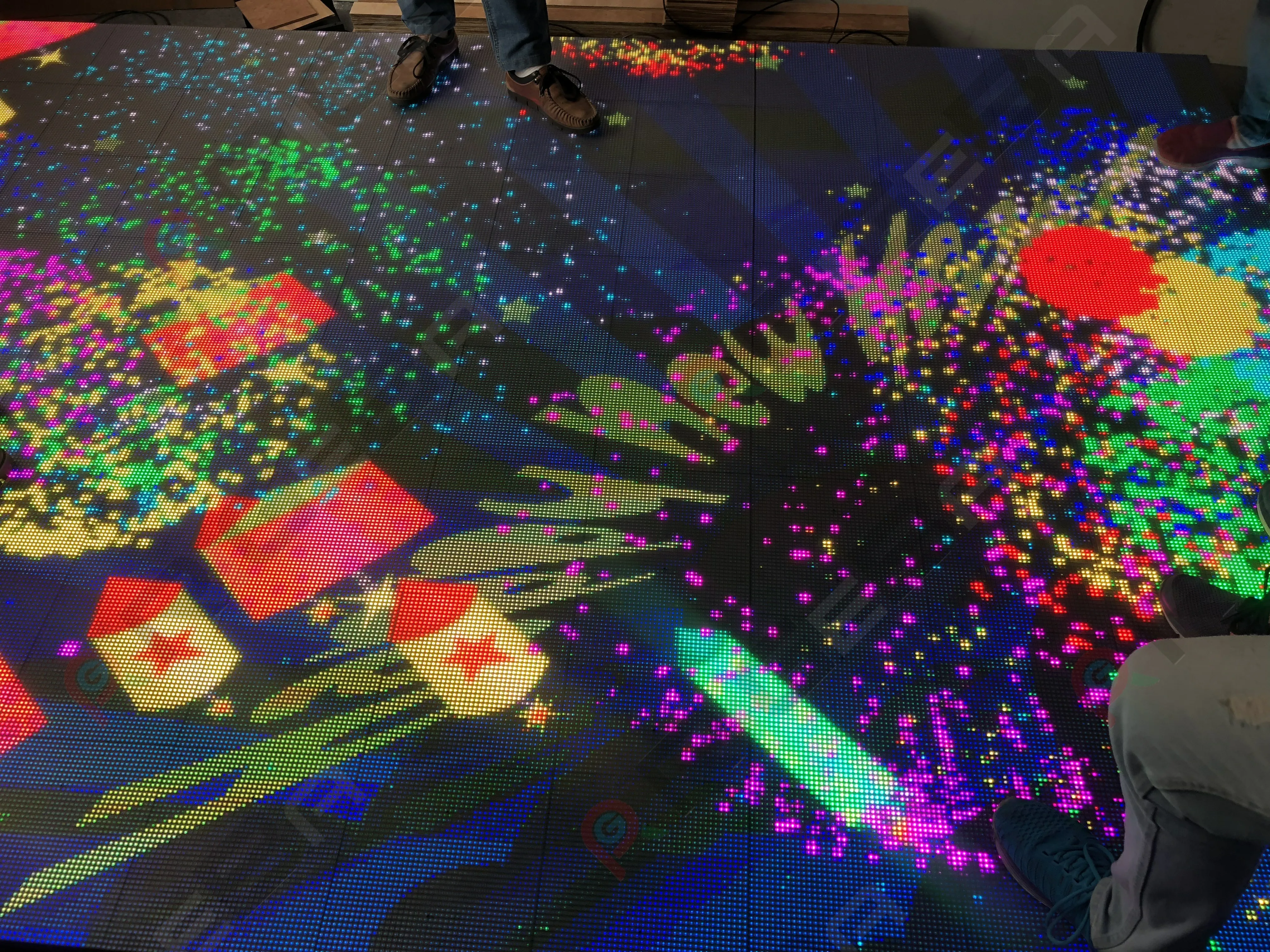 rigeba disco dj stage popular P6.25 led video interactive dance floor for party events