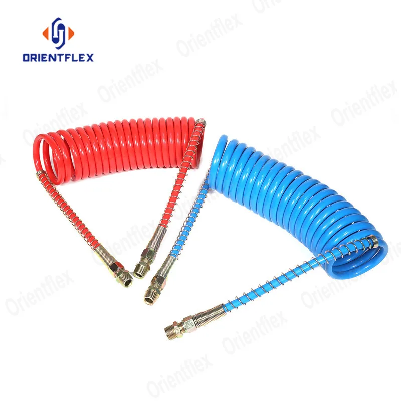 PU Retractable Enclosed Air Compressor Hose 3/8 Inch For Mini Air Compressor Set