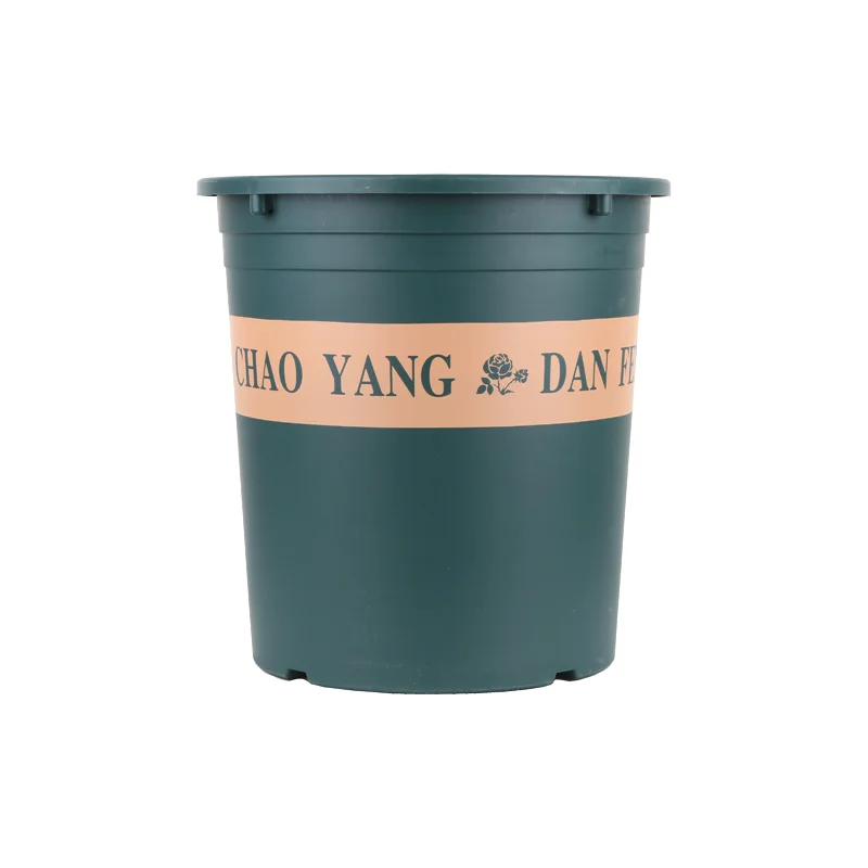 Leizisure durable simple plastic flower pots & planters 15 50 gallon  black green net pots container wholesale