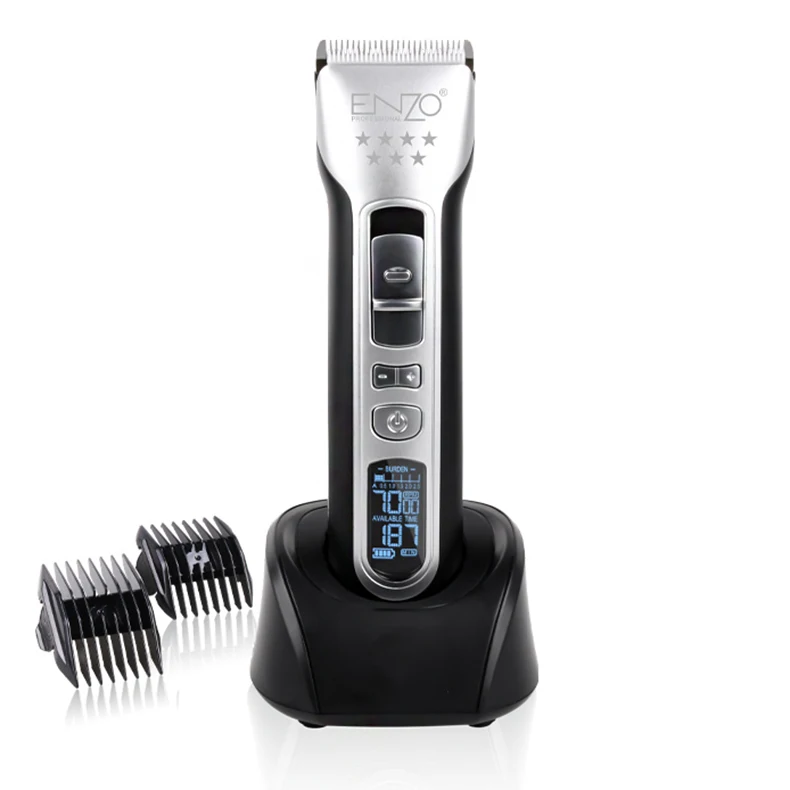 ENZO New arrival durable Wireless Hair Trimmer & Clipper Cordless Hair Clipper Salon Rechargeable Electric For Man