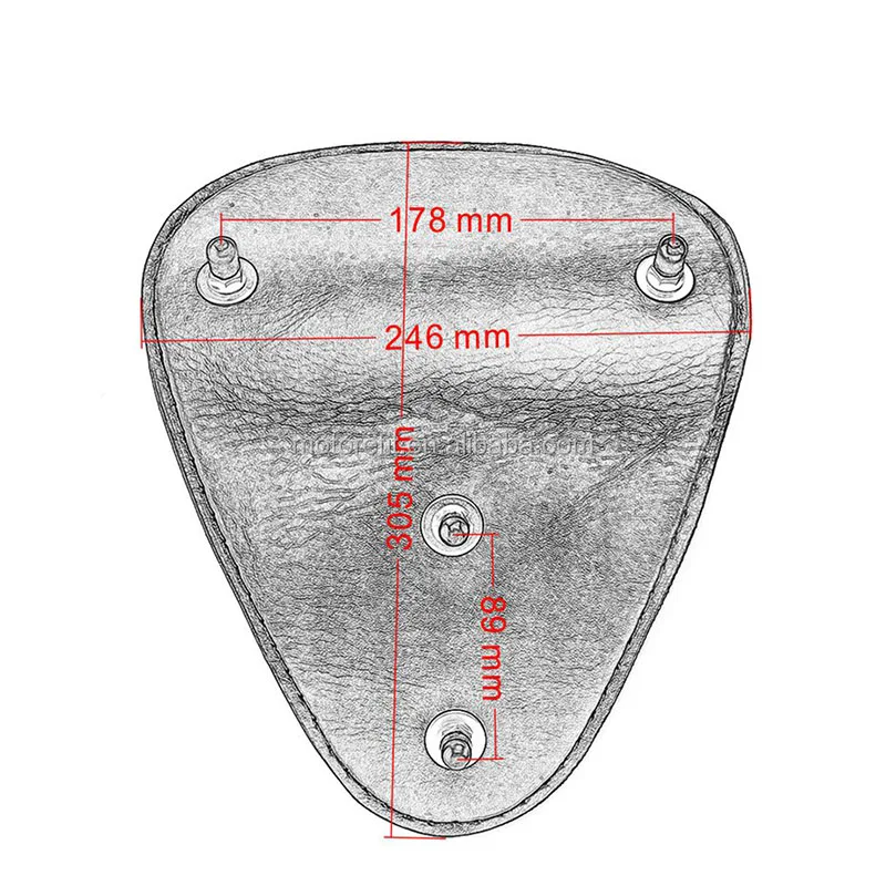 
RTS Motorcycle for Harley Honda Yamaha Kawasaki Suzuki mache custom leather seat 