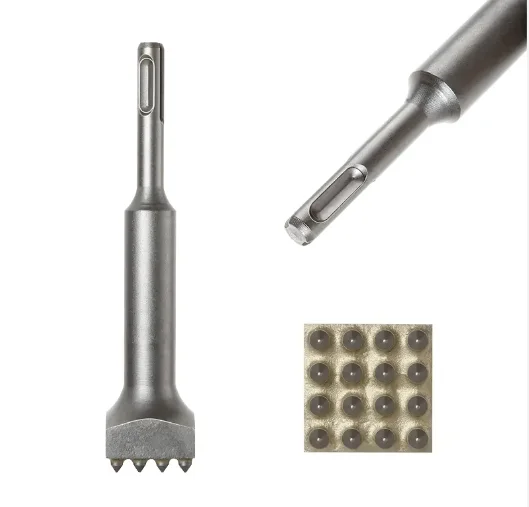 Autoerizo Wholesale Masonry Concrete Bushing Hammer Chisel Bit Square Round SDS Plus Shank Drill Bit