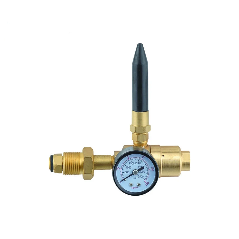 Balloon Filler Inflator Regulator with handle regulator CGA580 Tank Valve Balloon Inflator