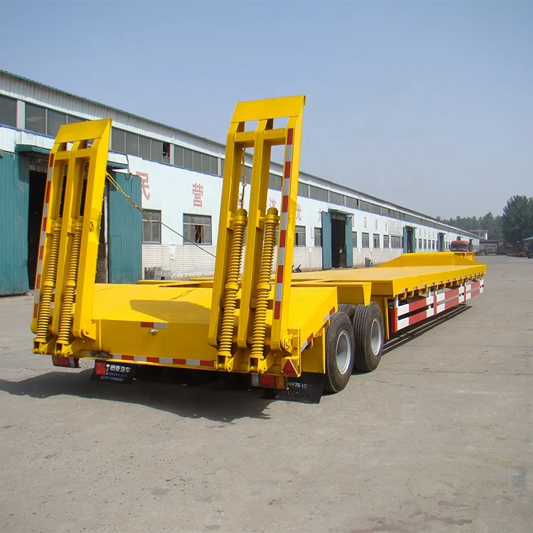 China Manufacture Tongya 3 or 4 Axles Low Bed Truck Trailer