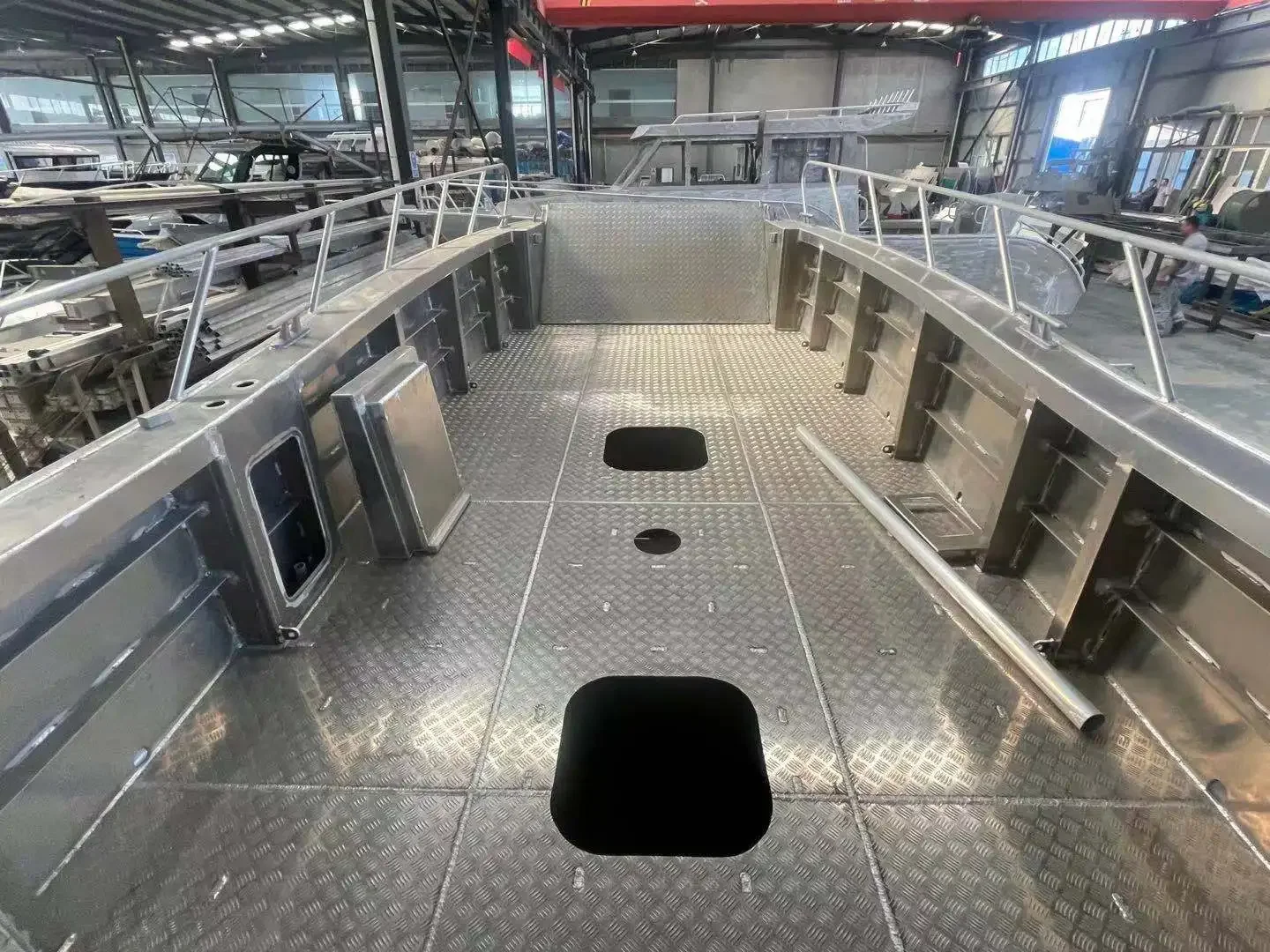 Landing Craft And Passengers Boat  15M Aluminum Landing Barge Boat  Landing Craft Boat.