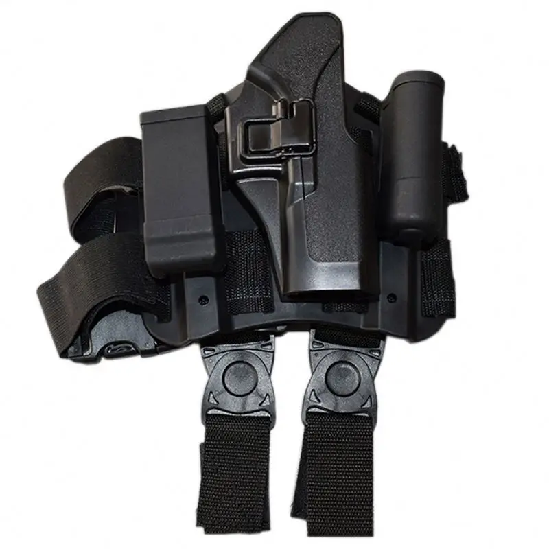 CQC Tactical Gear Quick Release Gun Holder High Quality Plastic Right Leg Gun Holster