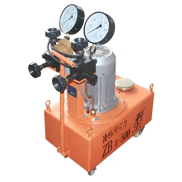 ZB Series Hydraulic Tension Pump System For High Pressure Prestressed Bridge