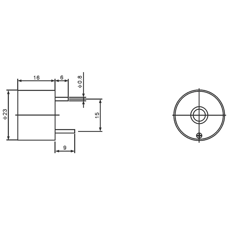 hot sell internal drive 12v 85dB piezo buzzer HYDZ Hot-sell for electric products electronic active beep piezo buzzer
