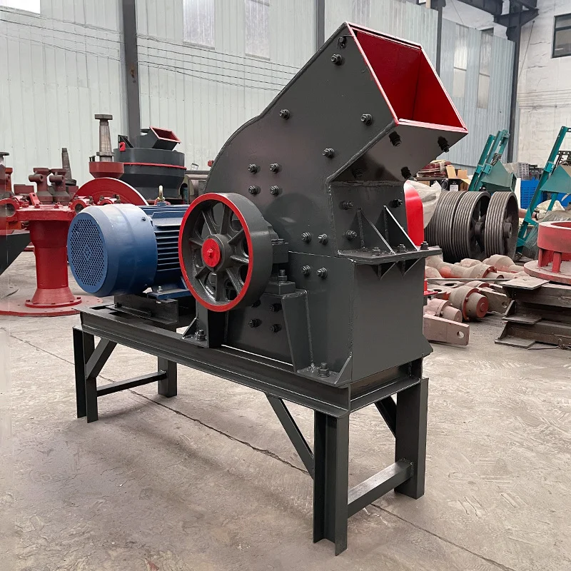 Strong Crushing Effect Small Hammer Crusher With Diesel Engine Hammer Mill Crusher