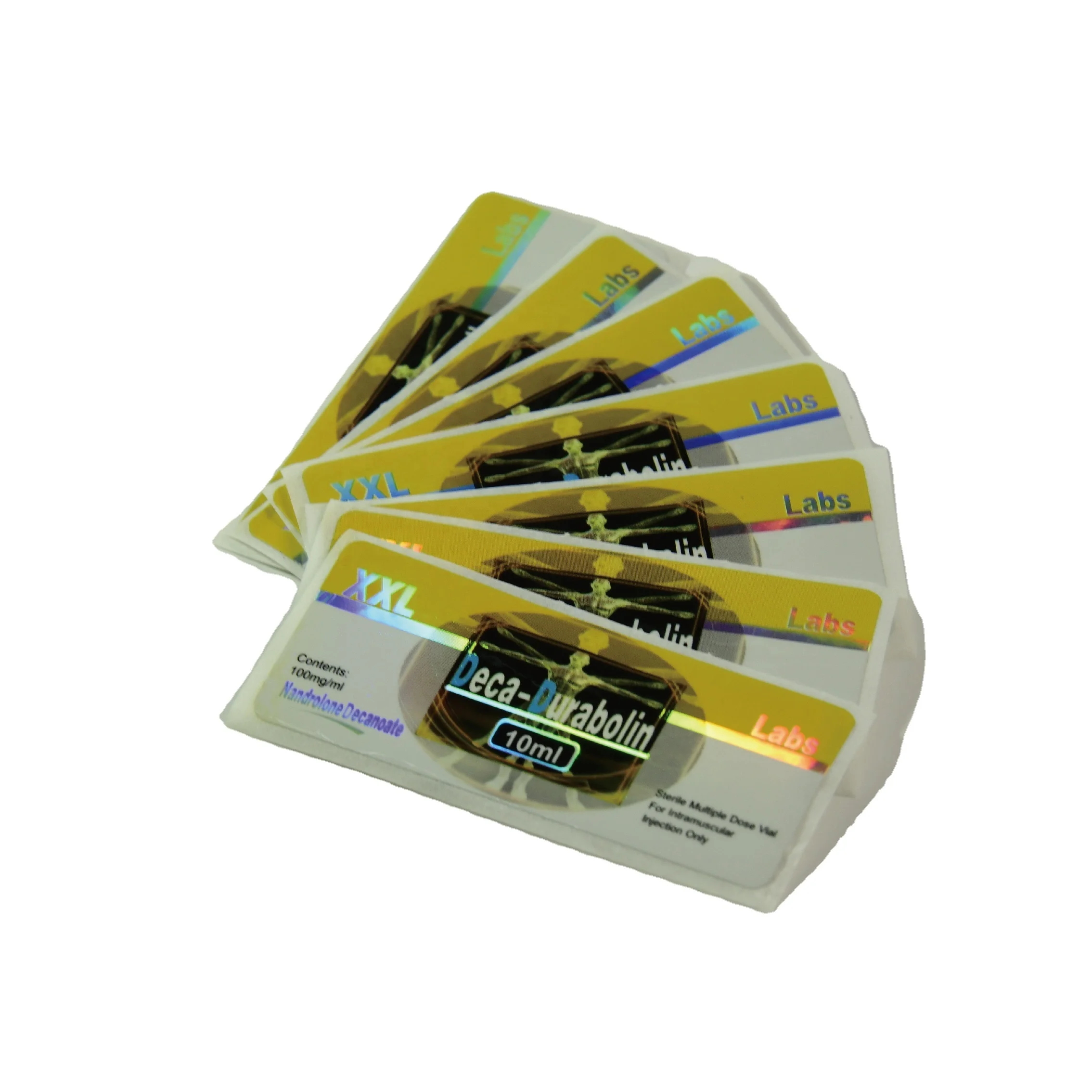 Wholesales Transparent 10Ml Medical Vial Labels Stickers For Glass Bottle