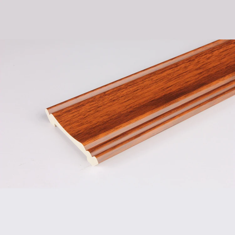 easy to install 2.4 meters indoor PVC decorative crown molding