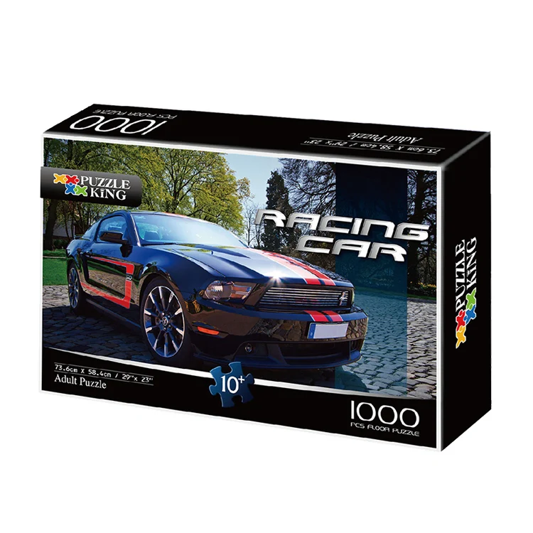 Adult puzzle games 1000 piece jigsaw puzzles custom made cardboard paper jigsaw puzzles 1000