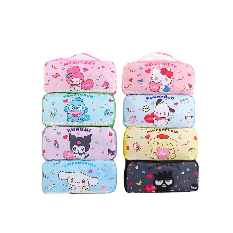 Hello KT portable travel Makeup bag cartoon travel luggage bag travel organizer makeup bag