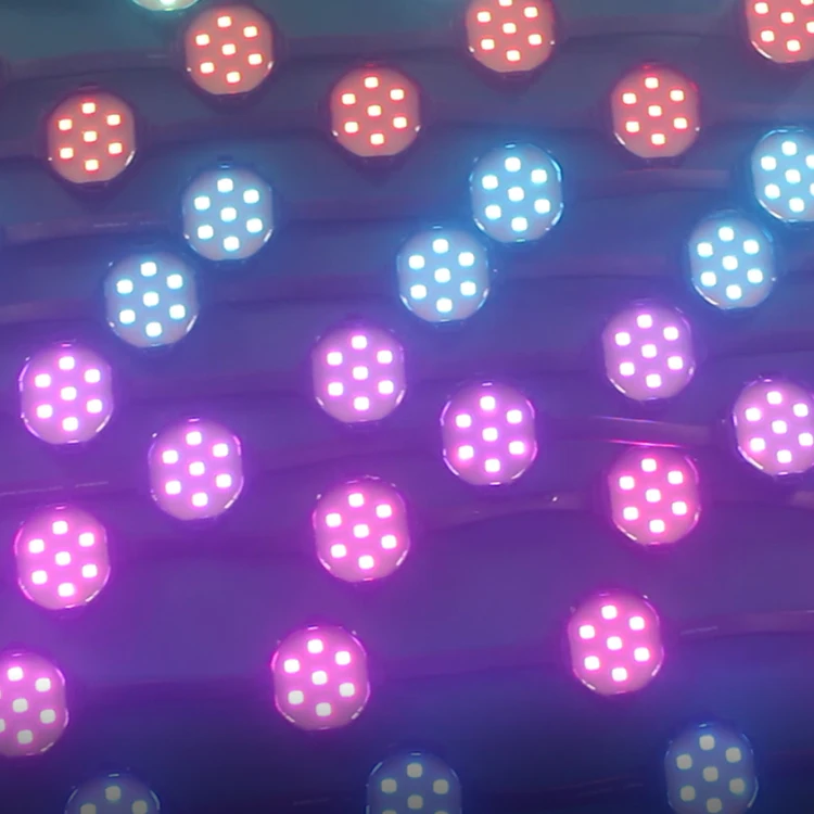 Building Exterior Wall Ornament Lighting DC24v Ip65 Waterproof Outdoor SMD RGB Color Led Point Source Light