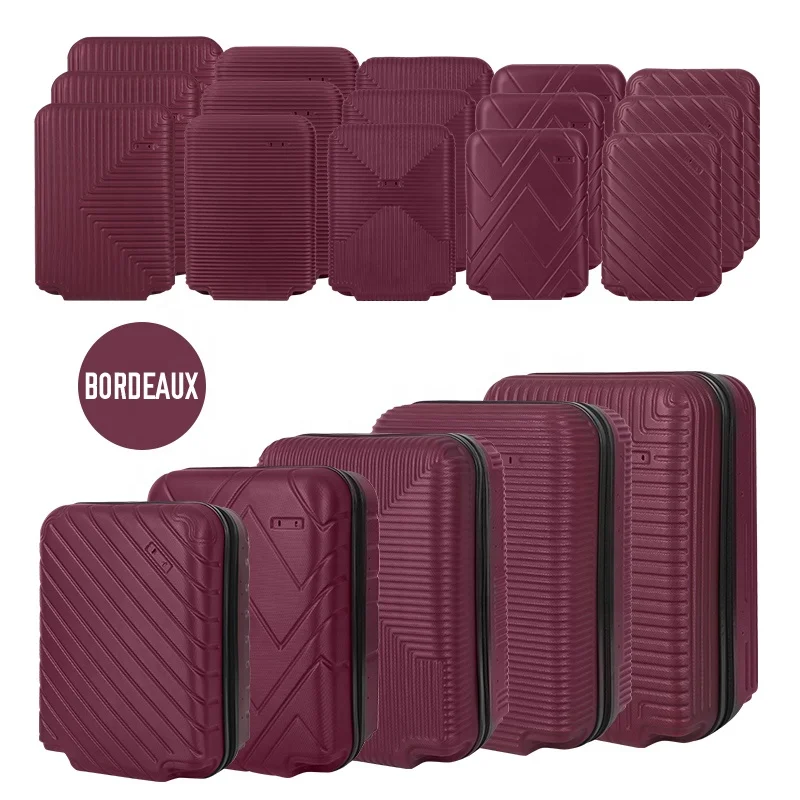 Abs Unassembled Half Complete Set 15pcs Semi-finished product Luggage