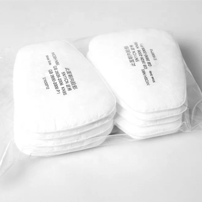 
 Фильтр хлопковый для респиратора 3M 5N11, серия защитных фильтров для респиратора 3M 6200  