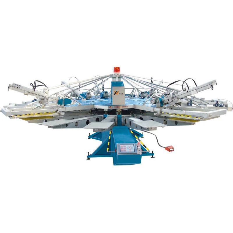 YH Series Automatic Carousel t-shirt Screen Printing Machine