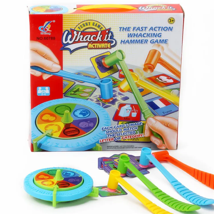 
Parent-child interaction suction hammer word card educational toys board game 